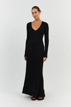 Langärmeliges Strickkleid (2 kaufen, kostenloser Versand)