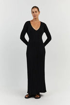 Langärmeliges Strickkleid (2 kaufen, kostenloser Versand)