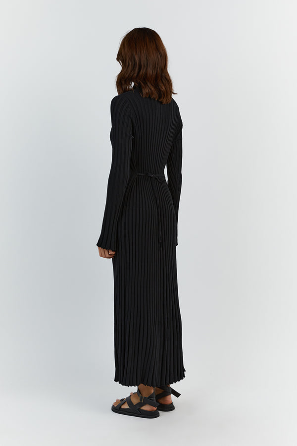 Long Sleeved Knit Midi Dress(Buy 2 Free Shipping)