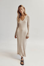 Langärmeliges Strickkleid (2 kaufen, kostenloser Versand)