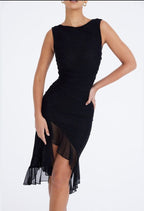 Charlotte Rüschenkleid Midi