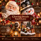 🎄 Christmas Sale – 50% OFF ✨ Lighted Christmas Candy Bowl Collection – 5 Festive Holiday Designs