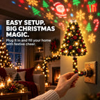 Christmas Plug-In Projection Light – Reindeer & Snowflake Effects and so on