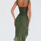 Charlotte Rüschenkleid Midi