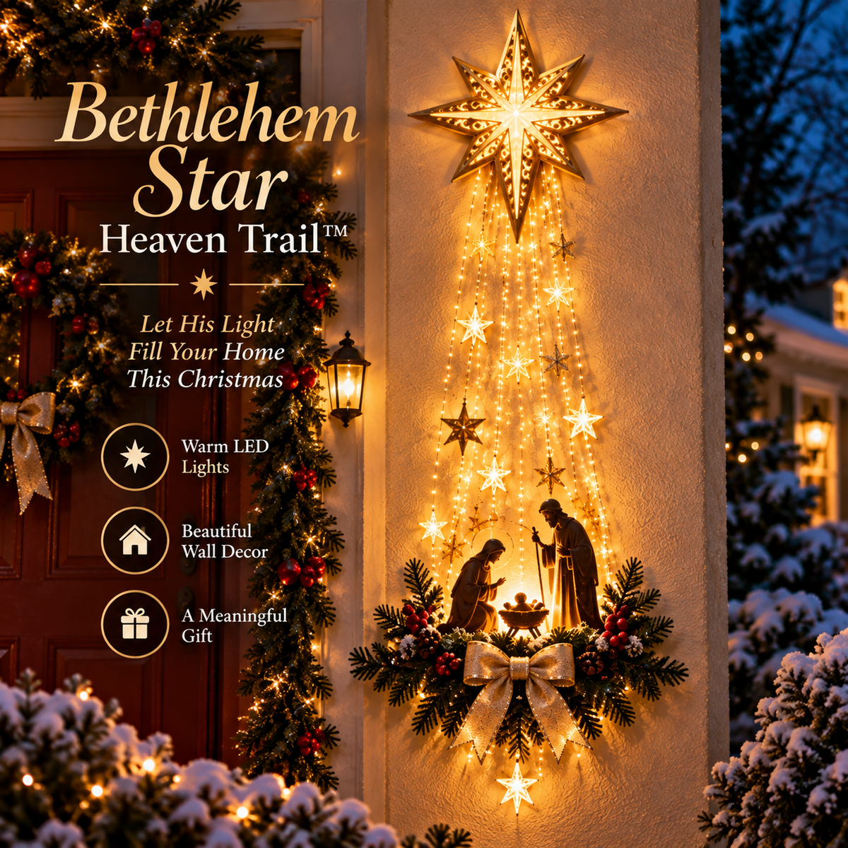 ✨Last Day 50% OFF✨ Christmas Holiday Wall Decor| Markedke