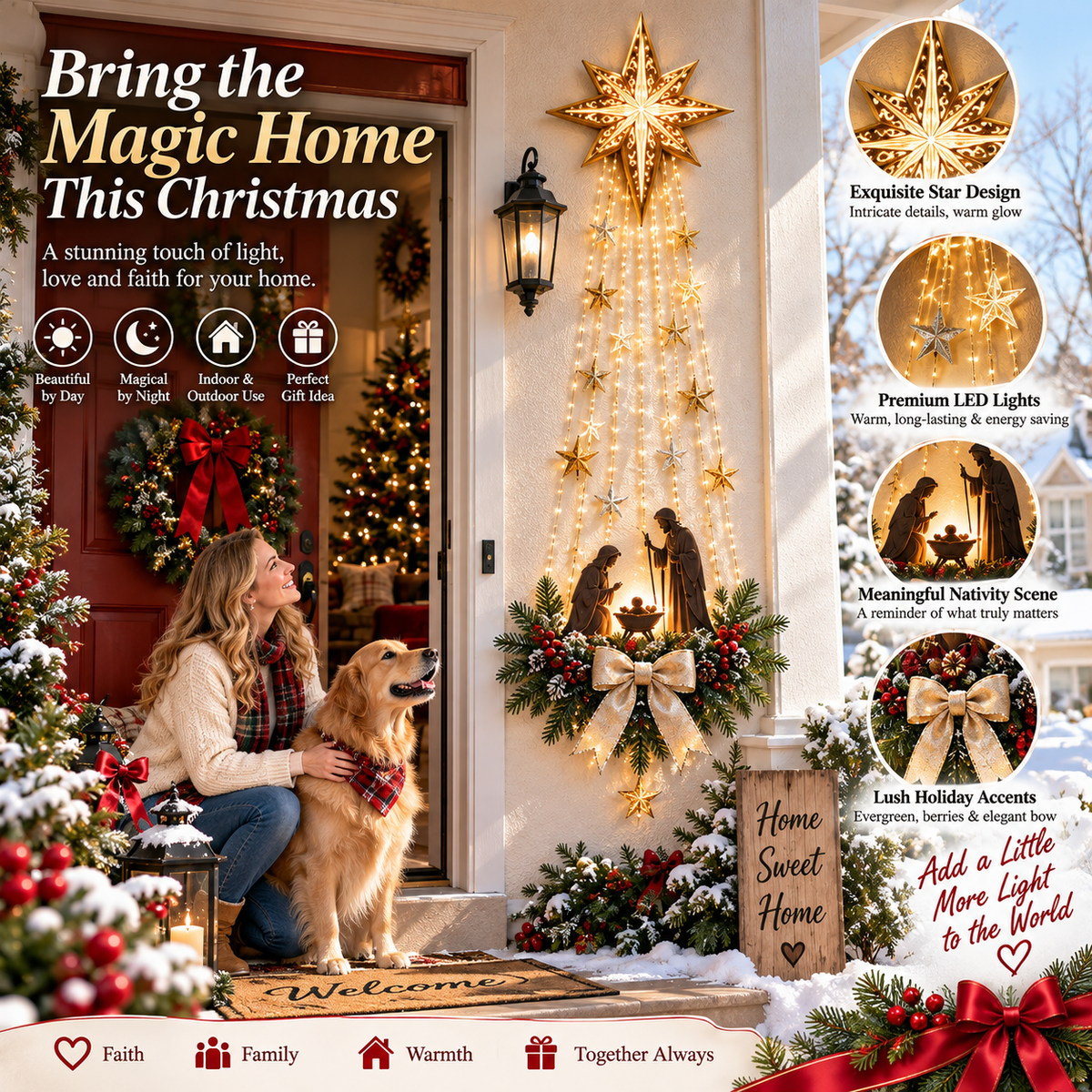 ✨Last Day 50% OFF✨ Christmas Holiday Wall Decor| Markedke