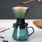 Immersion Dripper Switch Glass Pour Over Coffee Maker