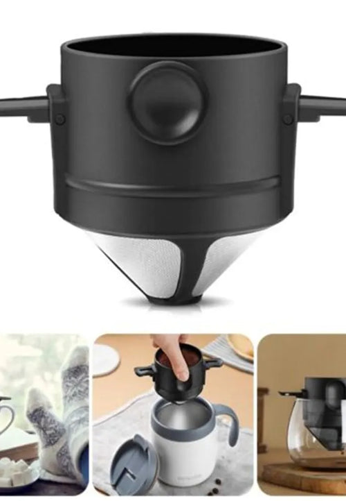 Portable Foldable Coffee Filter Stainless