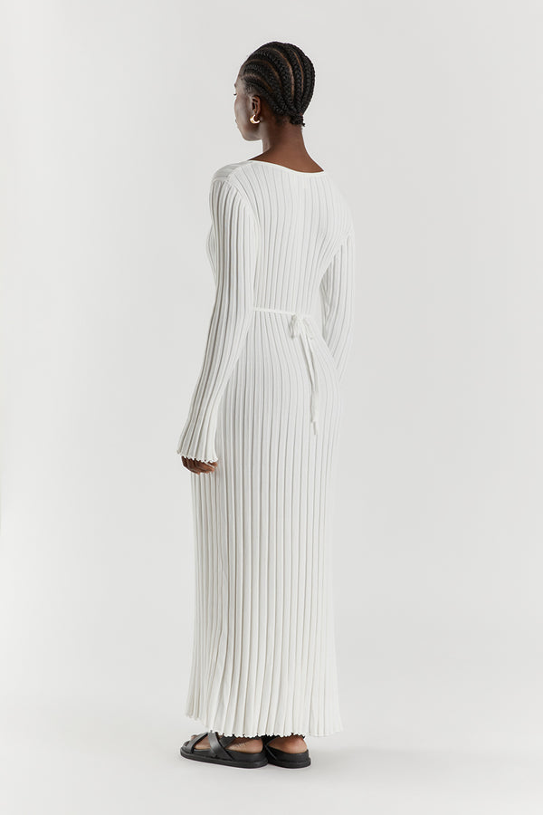 Long Sleeved Knit Midi Dress(Buy 2 Free Shipping)