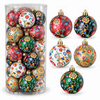 Premium Bordado Navidad Tree Ornaments
