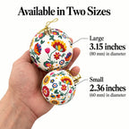 Premium Bordado Navidad Tree Ornaments